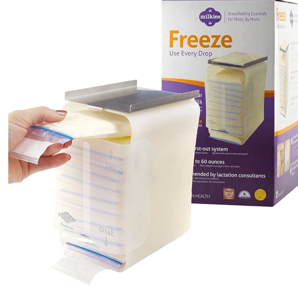 Milkies Freezer Organizer for Breast Milk Storage